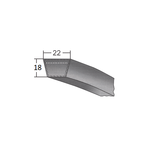 Klinový remeň SPC 4000 Lw/4030 La FENNER