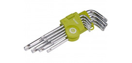KĽÚČE-L TORX (SADA 9 ks)  66011