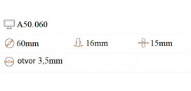 Drevené koliesko 60x16 mm