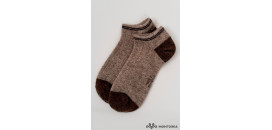 Funkčné ponožky 100% mongolská vlna hnedé, veľkosť: 35-37 