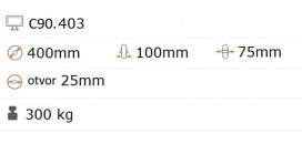 Nafukovacie koliesko 400x100 mm