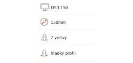 Plášť na koliesko 150 mm