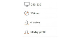 Plášť na koliesko 230 mm