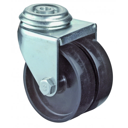 Dvojité prístrojové koliesko 50 mm otočná kladka