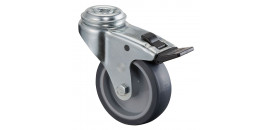 Prístrojové koliesko 50x20 mm otočná kladka s brzdou