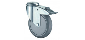 Prístrojové koliesko 150x32 mm na väčšie zaťaženie otočná kladka s brzdou