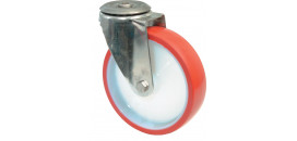  Nerezové transportné koliesko 80x28 mm otočná kladka