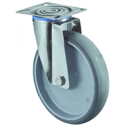 Nerezové transportné koliesko 100x30 mm otočná kladka