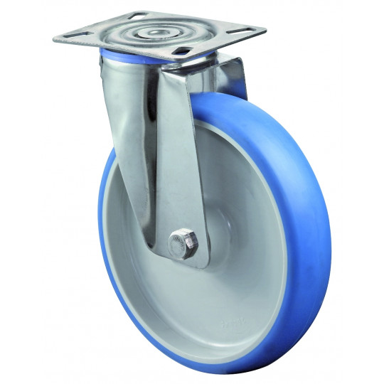 Nerezové transportné koliesko 100x32 mm otočná kladka