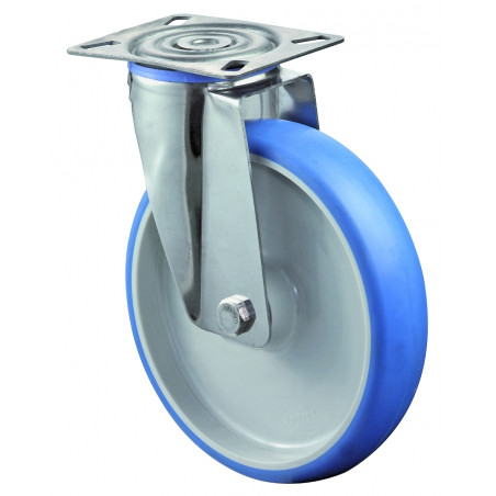 Nerezové transportné koliesko 100x32 mm otočná kladka