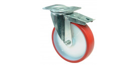 Transportné koliesko 125x32 mm otočná kladka s brzdou