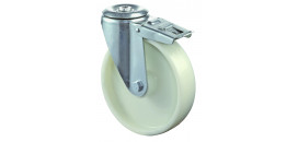 Transportné koliesko 80x30 mm otočná kladka s brzdou