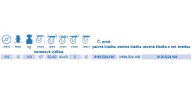 Kolieska pre pekárne B24 INOX