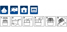 Pohlcovač vlhkosti a pachu CLEANHOME 650 g DEN BRAVEN D0001