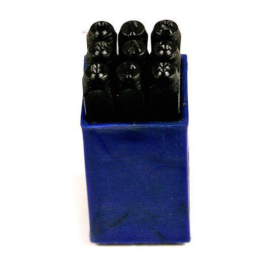 Razidla čísla HR59204 4 mm 9 ks