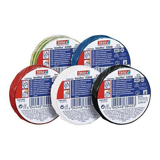 Elektroizolačná čierna páska 19 mm x 20 m TESA PRO tesaflex 2171055A