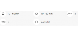 Sada klieští na poistné krúžky 8ks KUKKO 728K-129