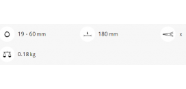 Kliešte na poistné krúžky, vonkajšie, rovné 728K-A2