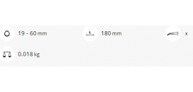 Kliešte na poistné krúžky, vonkajšie, zahnuté 728K-A21