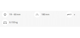 Kliešte na poistné krúžky, vnútorné, zahnuté 729K-J21