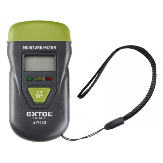 Digitálny merač vlhkosti EXTOL 417440
