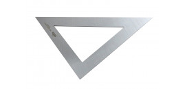 KINEX 4080 Trojuholník kovový 250 mm 45° a 90°