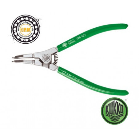 Kliešte segerove vonkajšie zahnuté - Kliešte segerové vonkajšie zahnuté 728T-A11 KUKKO