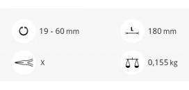 Kliešte segerove vnútorné priame - Kliešte segerové vnútorné priame 729T-J2 KUKKO