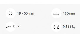 Kliešte segerove vnútorné zahnuté - Kliešte segerové vnútorné zahnuté 729T-J21 KUKKO