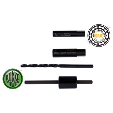 Vyťahovač skrutiek 8-9mm - Vyťahovač skrutiek s vrtákmi a vodiacimi listami 8-9mm /KUKKO 49-U-12