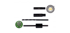 Vyťahovač skrutiek 10mm - Vyťahovač skrutiek s vrtákmi a vodiacimi listami 10mm KUKKO 49-U-13