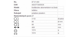 KNIPEX 8701400 Kliešte Cobra XL 400mm