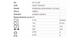 KNIPEX  8701560 Kliešte Cobra XXL 560mm