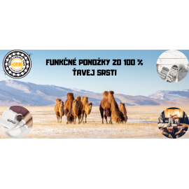 funkčné ponožky zo 100 % ťavej srsti