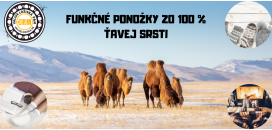 funkčné ponožky zo 100 % ťavej srsti