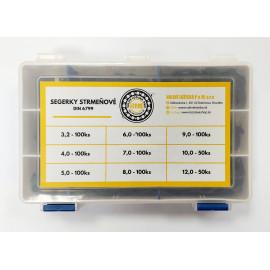 Sada poistných strmeňových krúžkov 800 ks