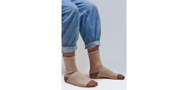 Funkčné ponožky z mongolskej vlny béžové