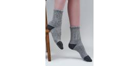 Funkčné ponožky z mongolskej vlny sivé