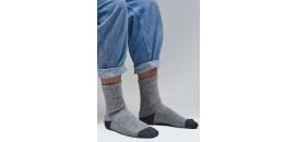 Funkčné ponožky z mongolskej vlny sivé