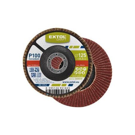 Kotúč lamelový 125X22.0/P120 EXTOL 260032