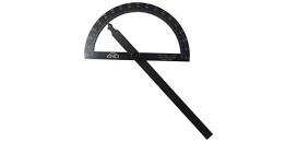 Uhlomer oblúkový BLACK COAT 180°, 250x400mm, KINEX 1089-02-250