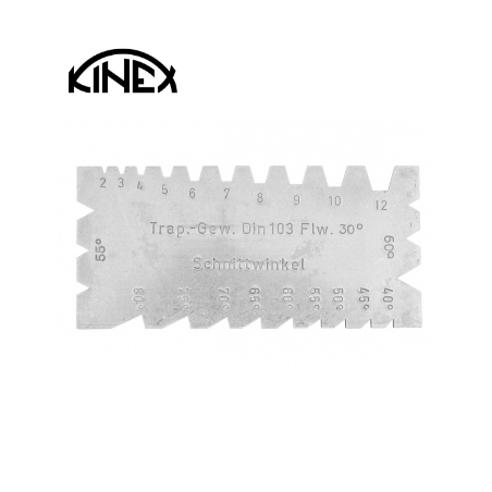 Šablóna na meranie uhlov sústružníckych nožov KINEX