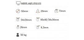 Prístrojové koliesko 50x20 mm A800.A85.050.03