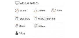 Prístrojové koliesko 50x20 mm A820.A85.050.03