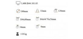 Transportné koliesko 100x32 mm otočná kladka