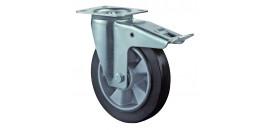 Transportné koliesko 200x50 mm otočná kladka s brzdou