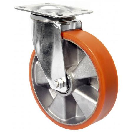 Transportné polyuretánové koliesko 80x20 mm otočná kladka