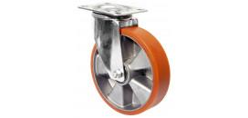 Transportné polyuretánové koliesko 80x20 mm otočná kladka