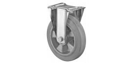 Transportné koliesko šedé 100x40 mm pevná kladka