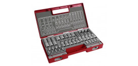 Kľúče zástrčné a nástrčné Torx FORTUM Professional, sada 32ks, 4700020